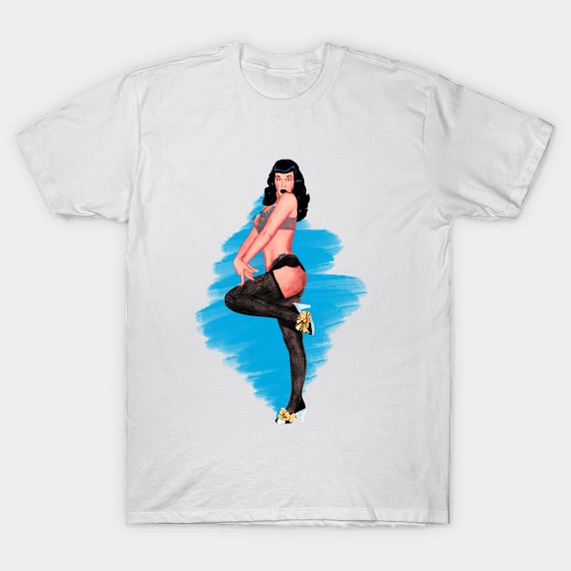 Bettie Page T-Shirt by simon_maggots